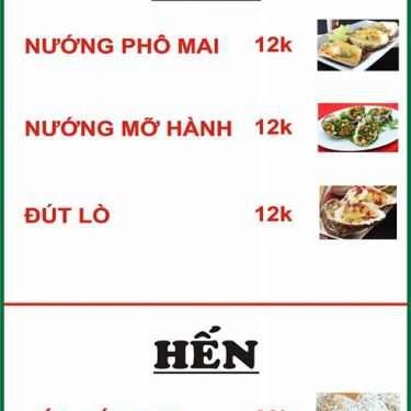 Thực đơn- Quán Nhậu Ốc Like