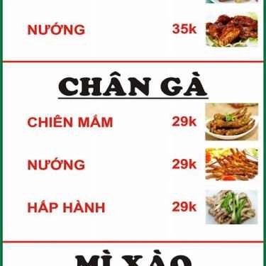Thực đơn- Quán Nhậu Ốc Like