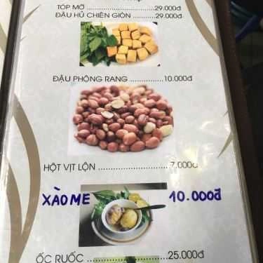 Thực đơn- Ăn vặt Ốc Né 29K