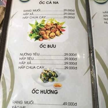 Thực đơn- Ăn vặt Ốc Né 29K