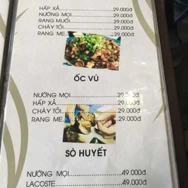 Thực đơn- Ăn vặt Ốc Né 29K