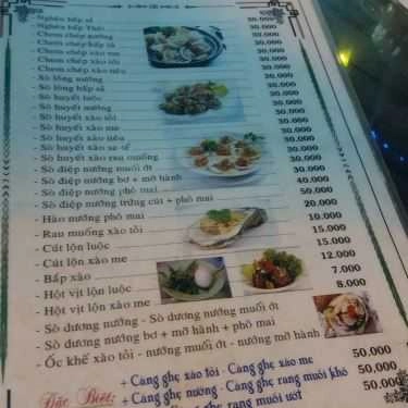 Thực đơn- Ăn vặt Ốc - Đoàn Văn Bơ