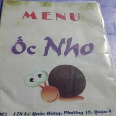 Tổng hợp- Ăn vặt Ốc Nho Quán