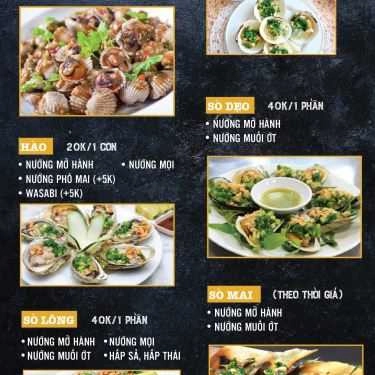 Thực đơn- Quán Nhậu Ốc Phương - Gò Xoài