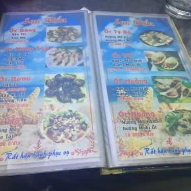 Thực đơn- Ăn vặt Sao Biển - Quán Ốc