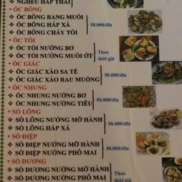 Thực đơn- Ăn vặt Ốc Ty