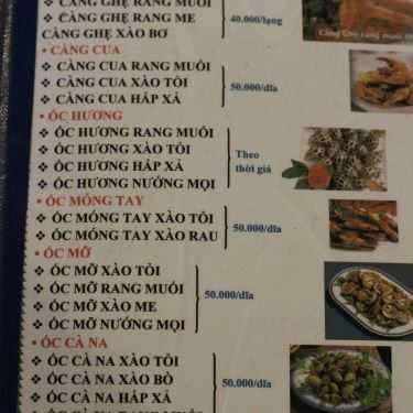 Thực đơn- Ăn vặt Ốc Ty