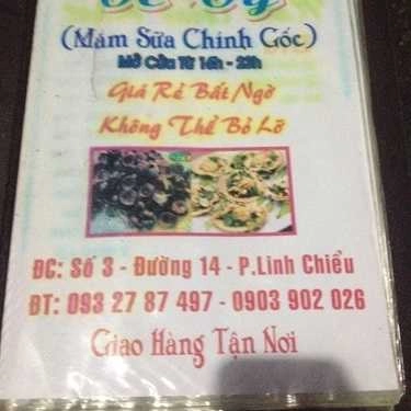 Thực đơn- Ăn vặt Ốc Vy