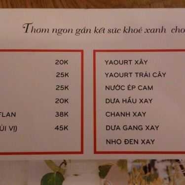 Thực đơn- OKcafe