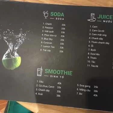 Thực đơn- Olusu coffee & Tea - Cơm Văn Phòng
