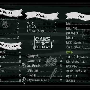 Thực đơn- Oneday Coffee
