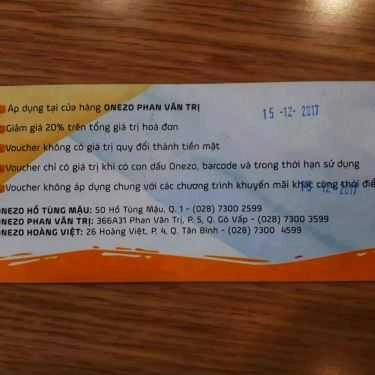Tổng hợp- Cafe OneZo - Phan Văn Trị