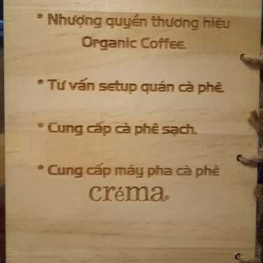 Thực đơn- Organic Coffee