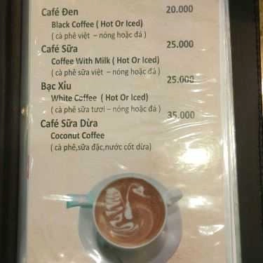 Thực đơn- Ori - Coffee & Tea