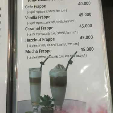 Thực đơn- Ori - Coffee & Tea