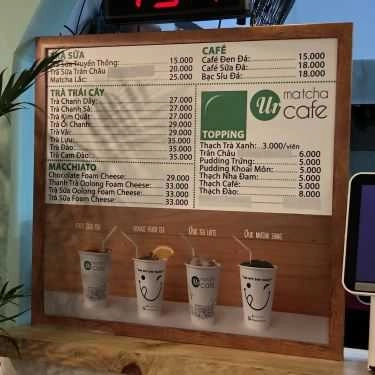 Thực đơn- Our Matcha & Cafe - Vạn Kiếp