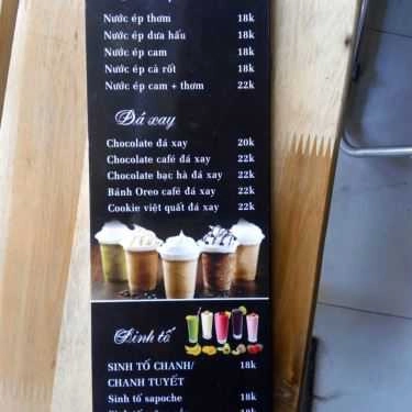 Thực đơn- Pao Coffee