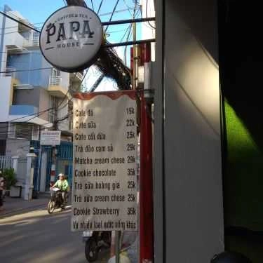 Thực đơn- Papa - Coffee & Tea