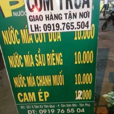 Thực đơn- Papaya - Cafe & Trà Sữa