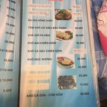 Thực đơn- Quán Nhậu Quán Pé Heo - Nhậu Bình Dân