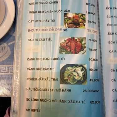 Thực đơn- Quán Nhậu Quán Pé Heo - Nhậu Bình Dân