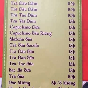 Thực đơn- Ăn vặt Peach Tea - Trà Đào Dầm - Hàn Thuyên