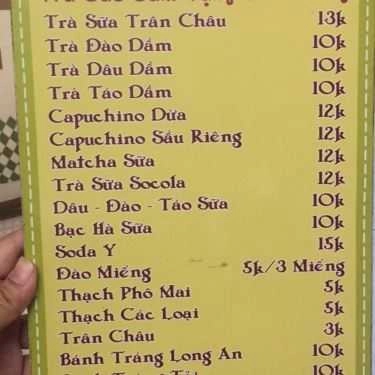 Thực đơn- Ăn vặt Peach Tea - Trà Đào Mang Đi