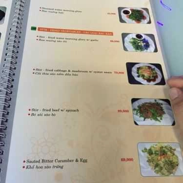 Thực đơn- Pearl Cafe - Saigon Pearl