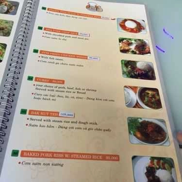 Thực đơn- Pearl Cafe - Saigon Pearl