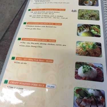 Thực đơn- Pearl Cafe - Saigon Pearl