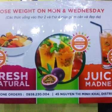 Thực đơn- Cafe Perfect Weight Drinks - Nguyễn Thị Minh Khai