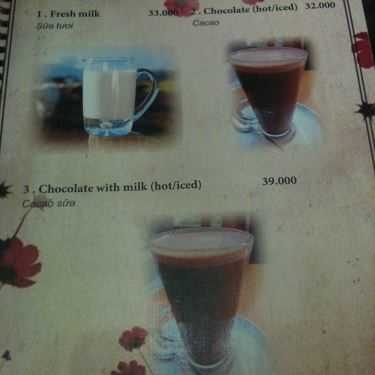 Thực đơn- Petit Four Cafe - Nguyễn Thị Minh Khai