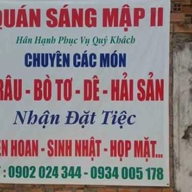 Thực đơn- Quán Nhậu Sáng Mập 2 - Nhậu Bình Dân