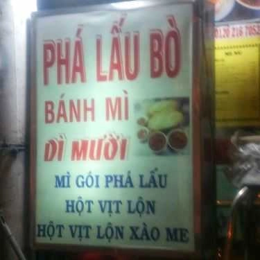 Thực đơn- Ăn vặt Phá Lấu Dì Mười