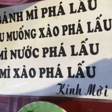 Thực đơn- Ăn vặt Phá Lấu