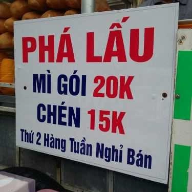 Thực đơn- Ăn vặt Phá Lấu - Xô Viết Nghệ Tĩnh