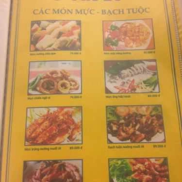 Thực đơn- Phố Đêm - Quán Nhậu Bình Dân