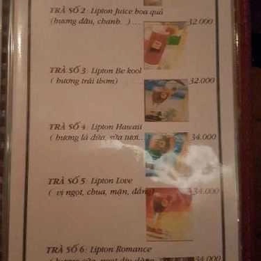 Thực đơn- Phố Xưa Cafe
