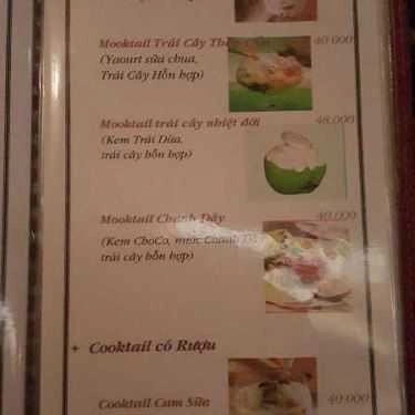 Thực đơn- Phố Xưa Cafe