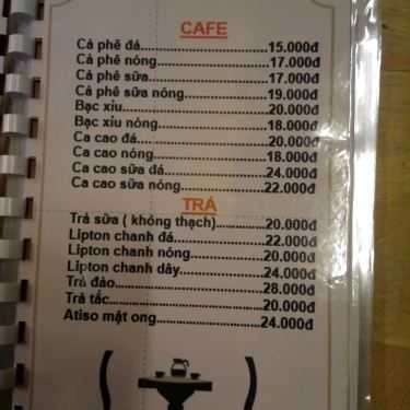 Thực đơn- Phúc An Coffee & Drinks