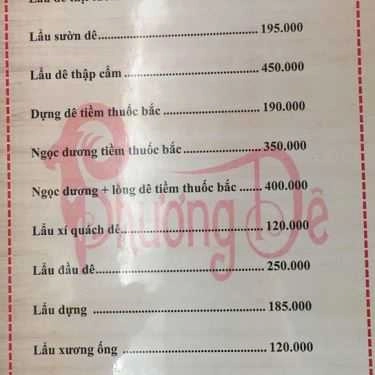 Tổng hợp- Quán Nhậu Phương Dê - Quán Lẩu Dê