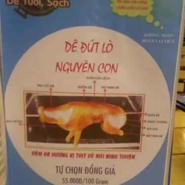 Thực đơn- Phương Dê - Quán Nhậu Bình Dân
