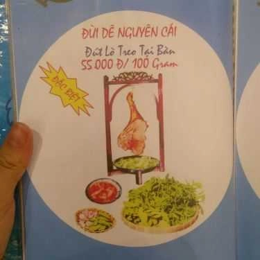 Thực đơn- Phương Dê - Quán Nhậu Bình Dân