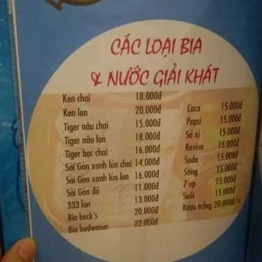 Thực đơn- Phương Dê - Quán Nhậu Bình Dân