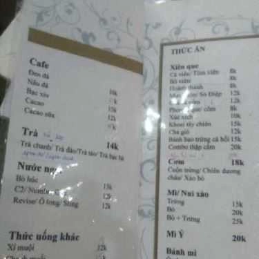 Thực đơn- Cafe Phượt Quán - D2