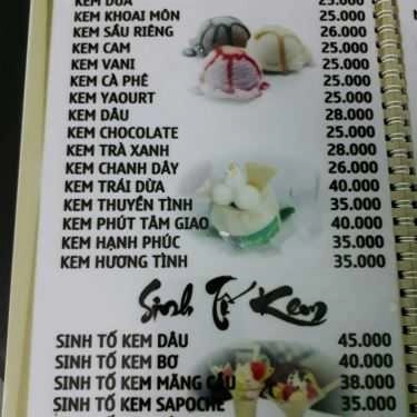 Thực đơn- Phút Tâm Giao Cafe