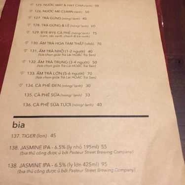 Thực đơn- Quán Ăn Pi Vegetarian Bistro - Ẩm Thực Chay