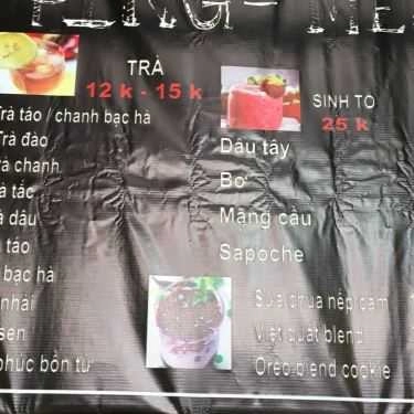 Thực đơn- Cafe Ping Food & Drink