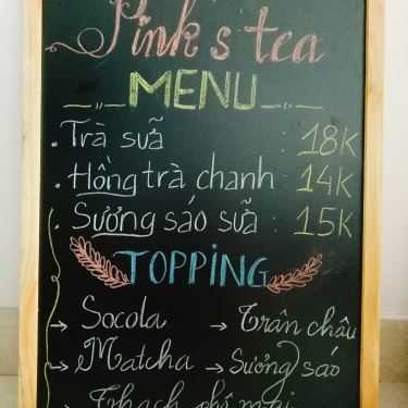 Thực đơn- Cafe Pink's Tea Party - Trà Sữa
