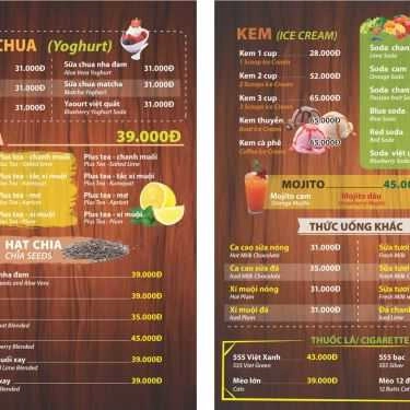 Thực đơn- Plus Coffee